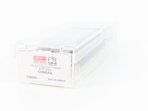 N Scale Micro-Trains MTL 108030 CR Conrail 100-Ton 3-Bay Hopper #480625 w/ Load