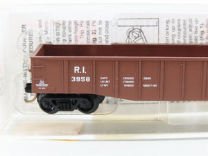 N Scale Micro-Trains MTL 105510 RI Rock Island 50' Gondola Car #3958