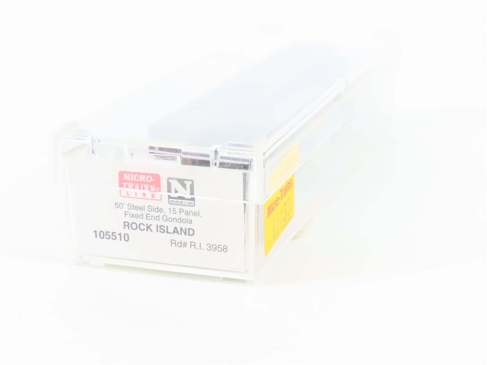 N Scale Micro-Trains MTL 105510 RI Rock Island 50' Gondola Car #3958