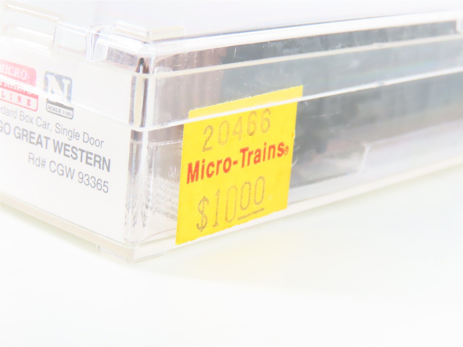 N Scale Micro-Trains MTL 20466 CGW Chicago Great Western 40' Boxcar #93365