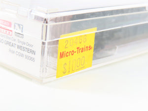 N Scale Micro-Trains MTL 20466 CGW Chicago Great Western 40' Boxcar #93365