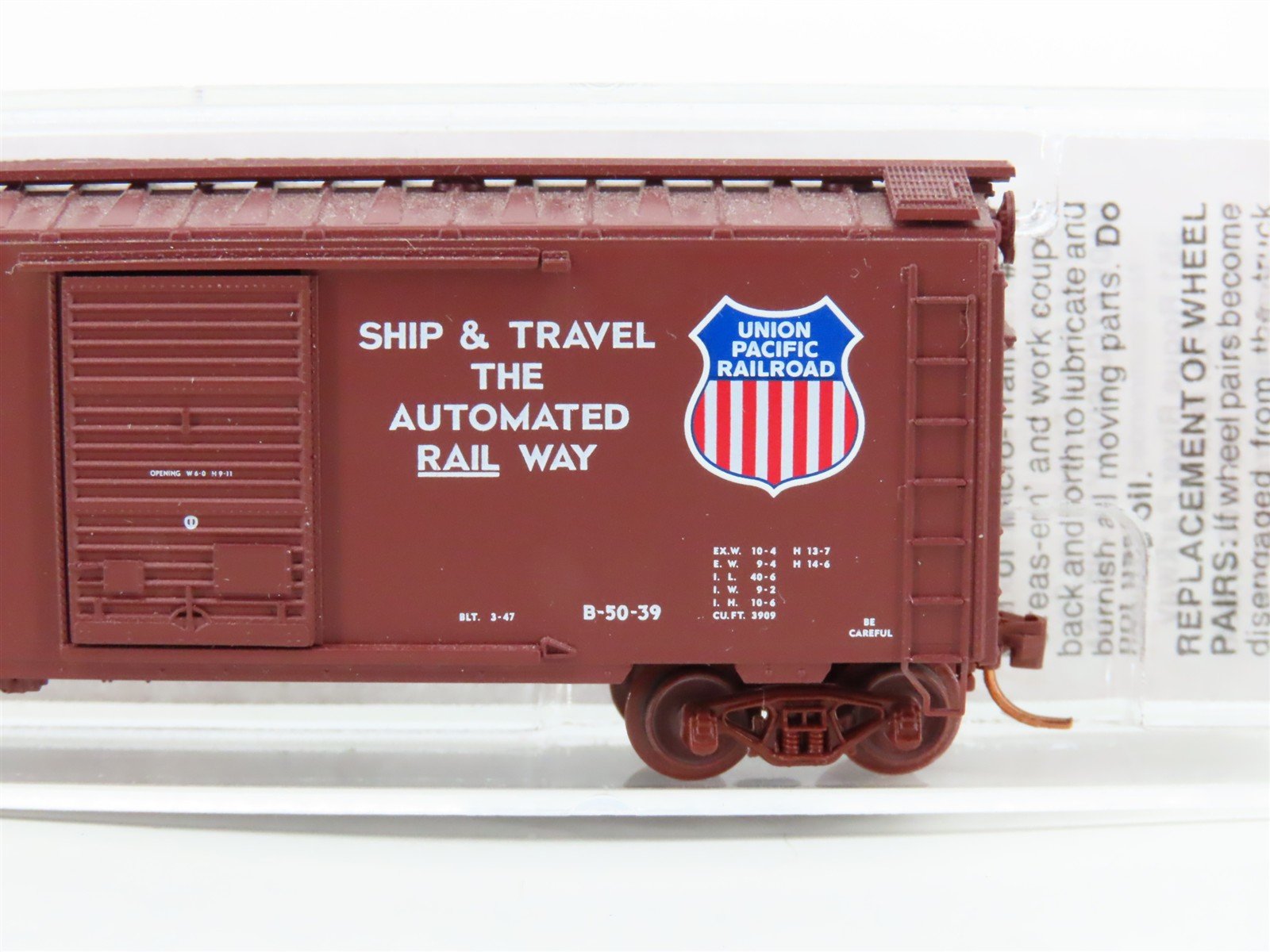 N Scale Micro-Trains MTL 02000710 UP Union Pacific 40' Boxcar #198850