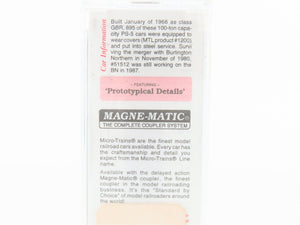 N Scale Micro-Trains MTL 105530 SLSF Frisco 50' Gondola Car #51512