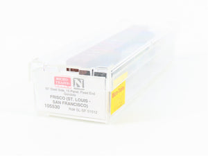 N Scale Micro-Trains MTL 105530 SLSF Frisco 50' Gondola Car #51512