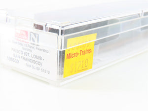 N Scale Micro-Trains MTL 105530 SLSF Frisco 50' Gondola Car #51512