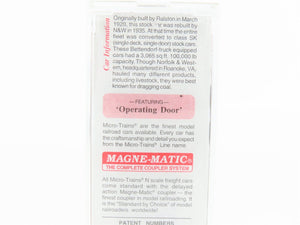 N Scale Micro-Trains MTL 35150 N&W Norfolk & Western 40' Stock Car #33000