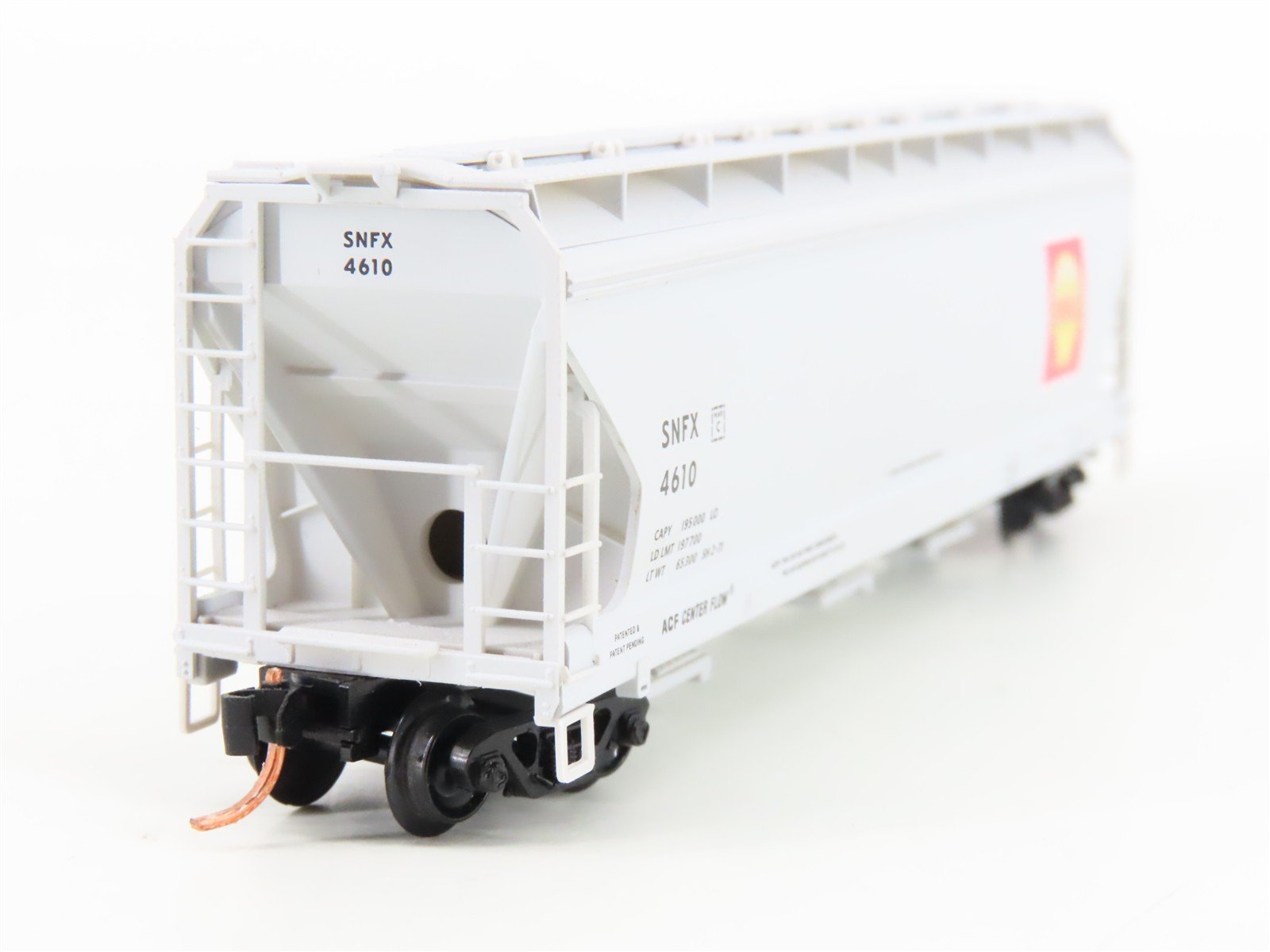 N Scale Micro-Trains MTL 94210 SHPX SNFX Shell Oil 3-Bay Covered Hopper #4610