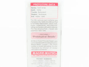 N Scale Micro-Trains MTL 51110 GN Great Northern 34' Wood Sheathed Caboose #X619