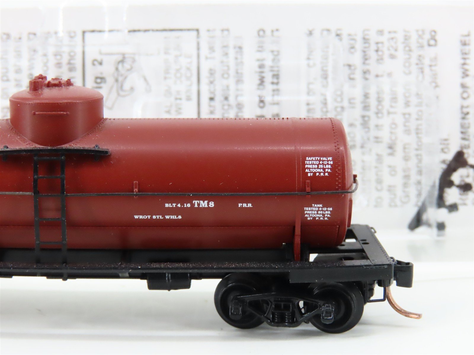 N Scale Micro-Trains MTL 65230 PRR Pennsylvania 39' Single Dome Tankcar #498651