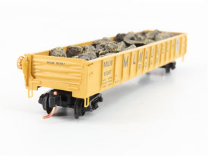 N Scale Micro-Trains MTL 48110.1 MILW Milwaukee Road 50' Gondola #81087 w/ Load