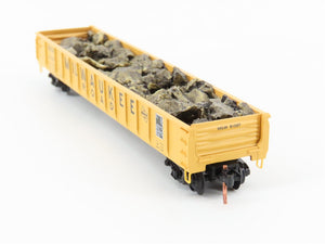 N Scale Micro-Trains MTL 48110.1 MILW Milwaukee Road 50' Gondola #81087 w/ Load