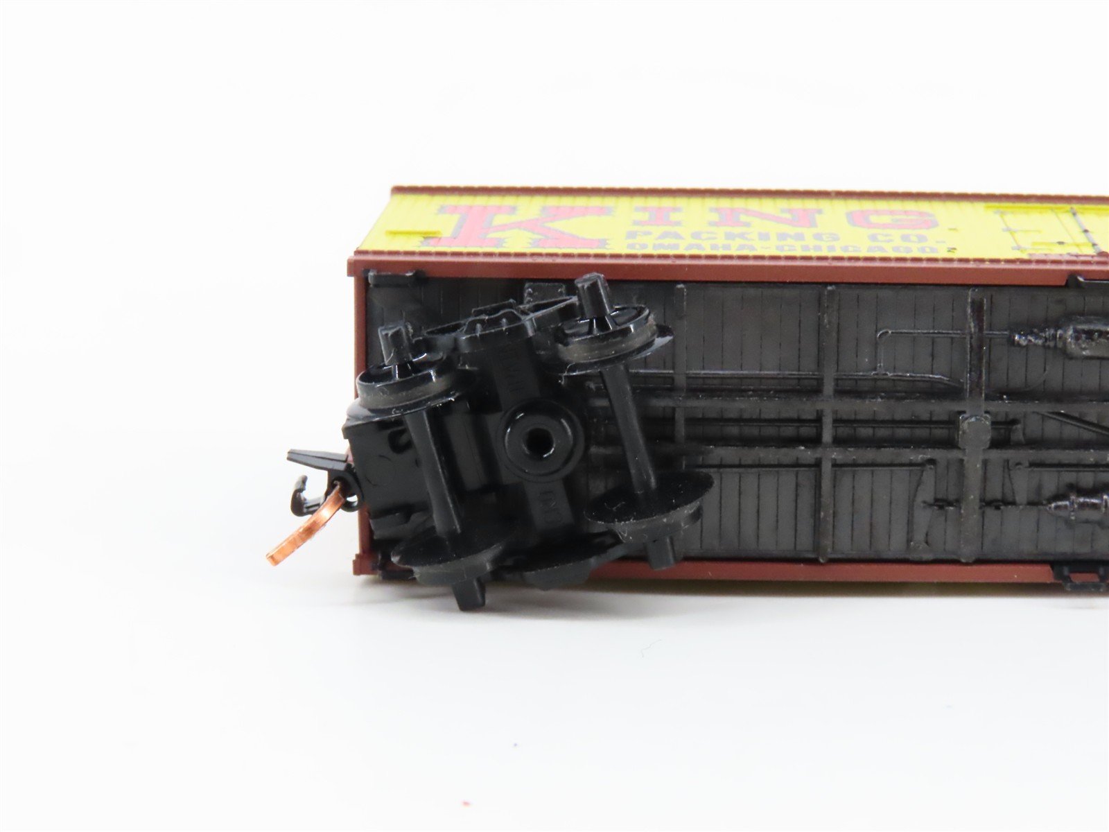 N Scale Micro-Trains MTL 49120 KPCX King Packing 40' Woodside Reefer #205