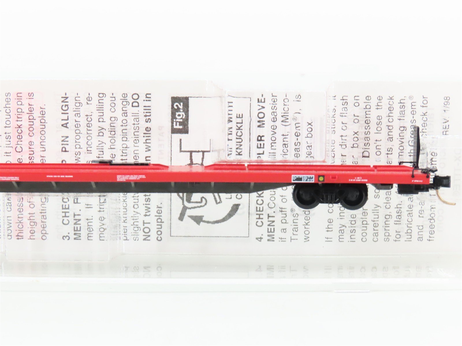 N Scale Micro-Trains MTL 71530 DRGW Rio Grande 89' TOFC Flatcar #105019