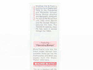 N Scale Micro-Trains MTL 71530 DRGW Rio Grande 89' TOFC Flatcar #105019