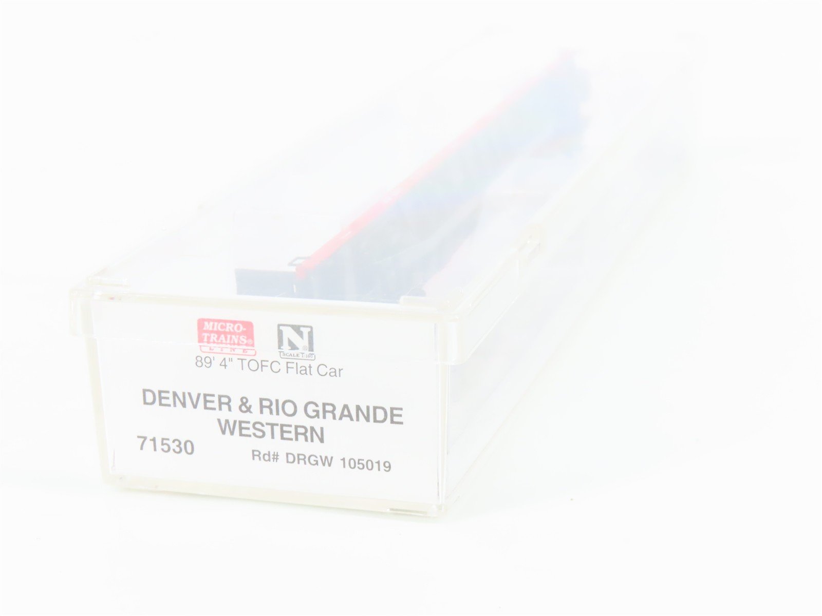 N Scale Micro-Trains MTL 71530 DRGW Rio Grande 89' TOFC Flatcar #105019