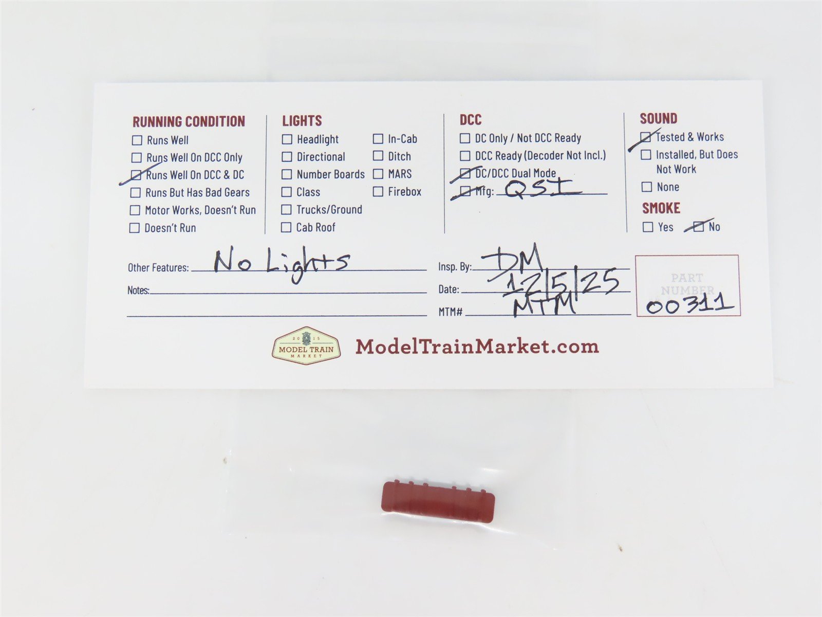 HO Scale Broadway Limited BLI Unlettered 4-8-2 Steam #6762 w/ DCC & Sound