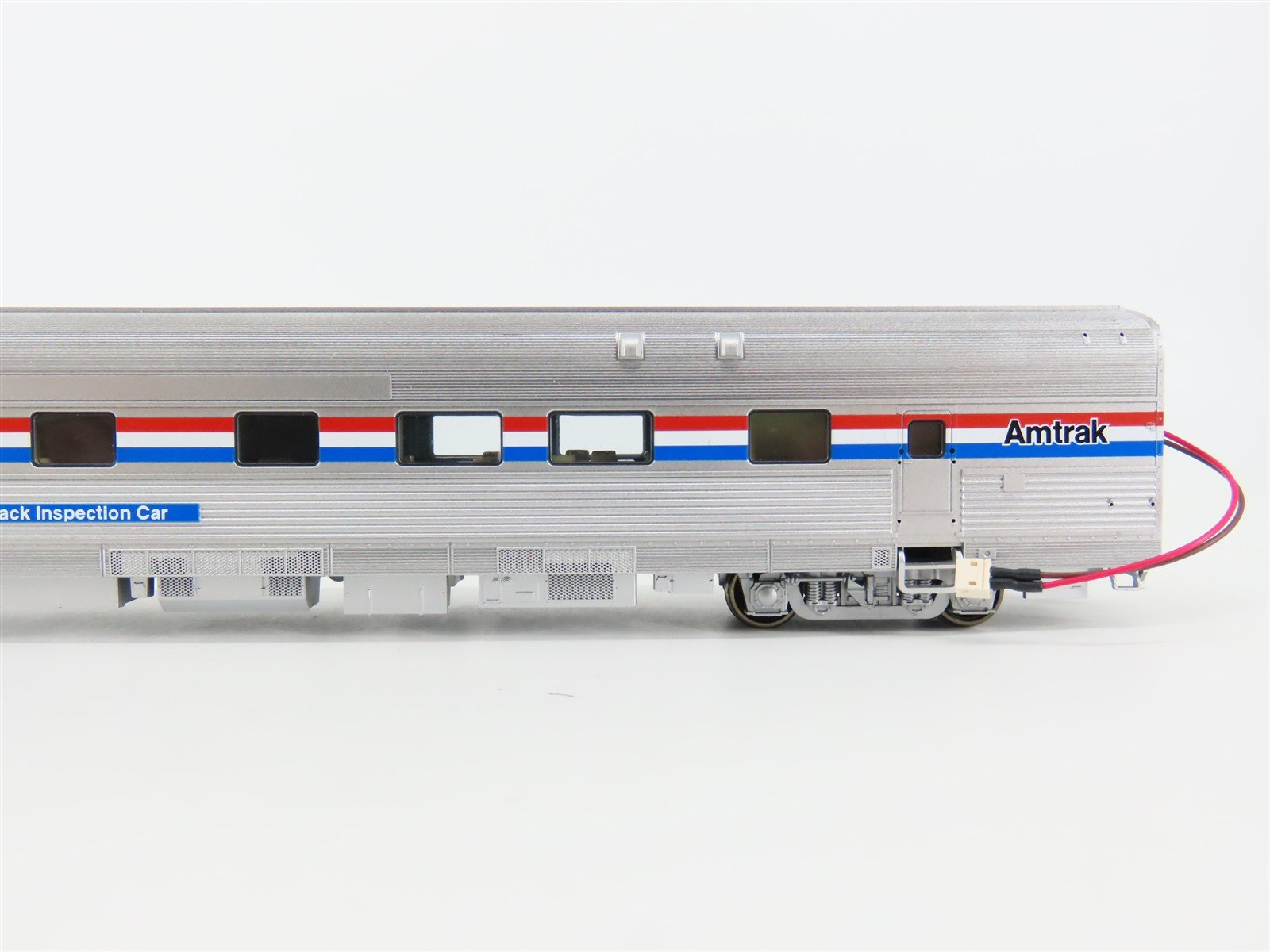 HO Scale KATO AMTK Amtrak Phase II Track Inspection Passenger Car No#