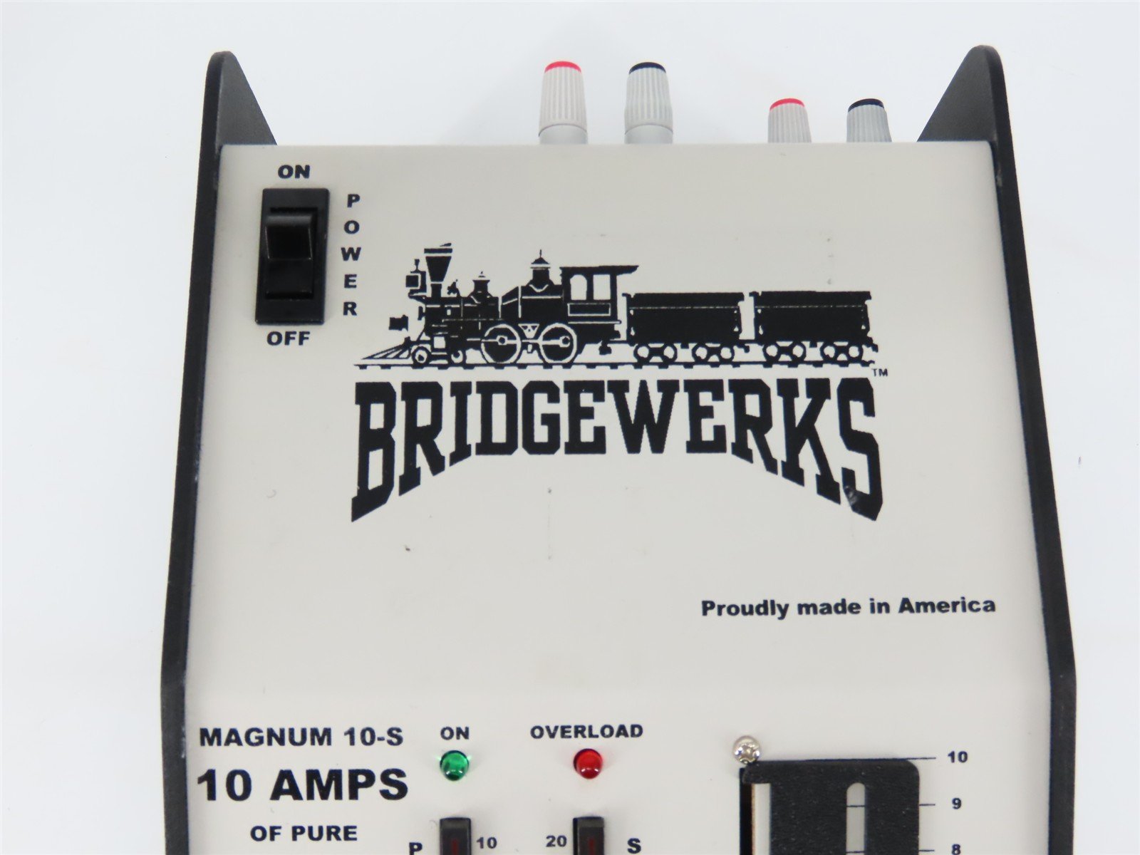 Bridgewerks Magnum 10-S Pure 10-Amp DC Transformer/Controller for G Scale