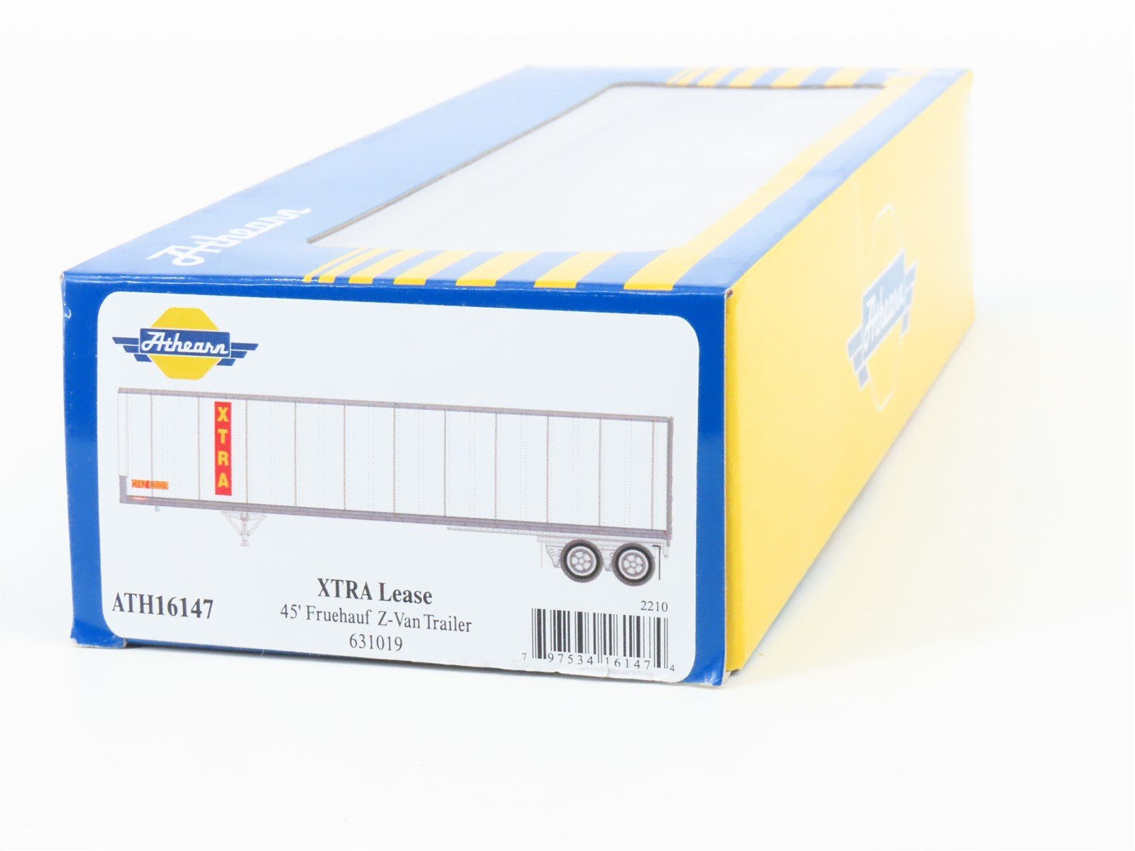 HO Scale Athearn ATH16147 XTRA Lease 45' Z-Van Trailer #631019