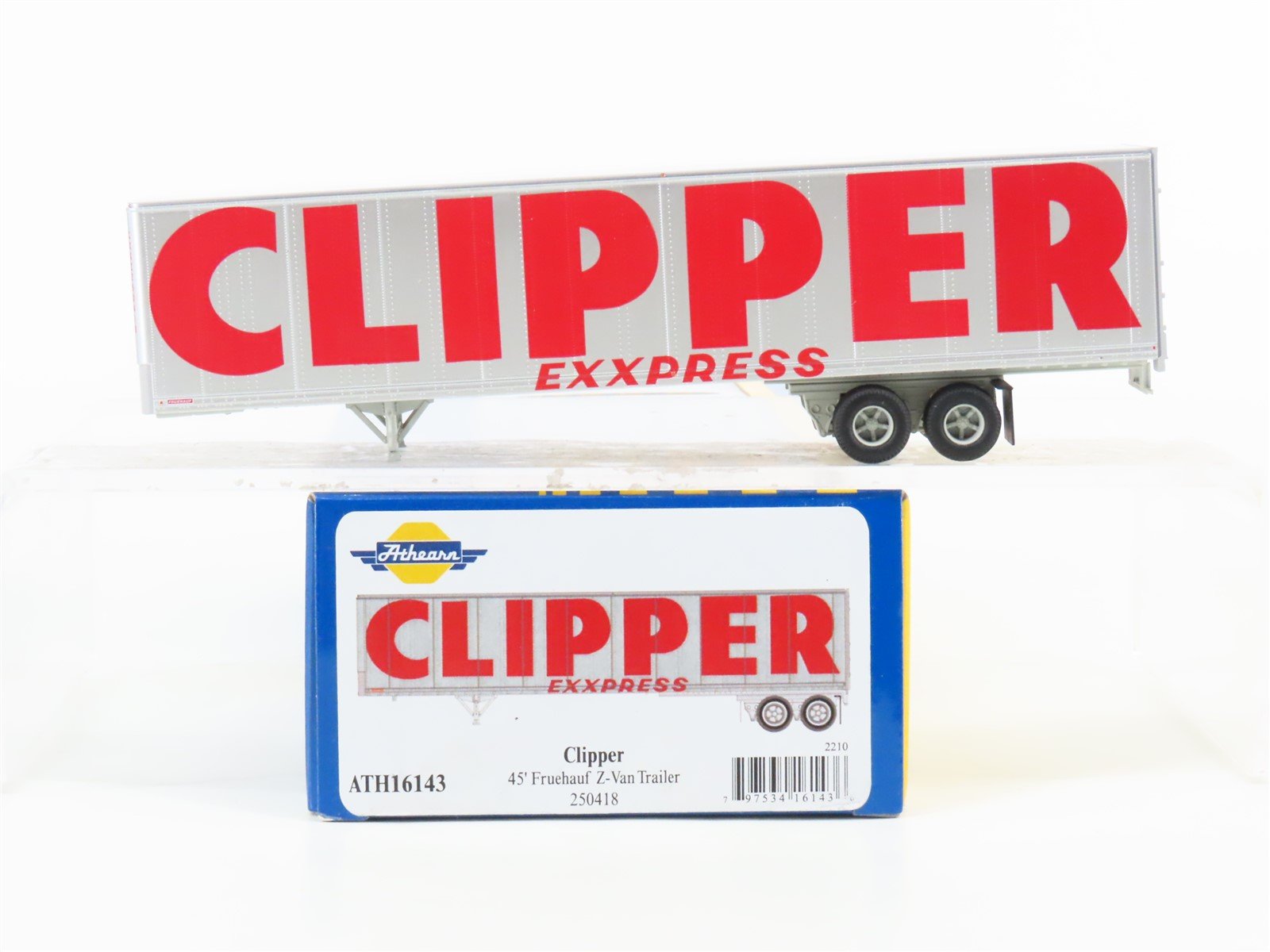 HO Scale Athearn ATH16143 Clipper Express 45' Z-Van Trailer #250418