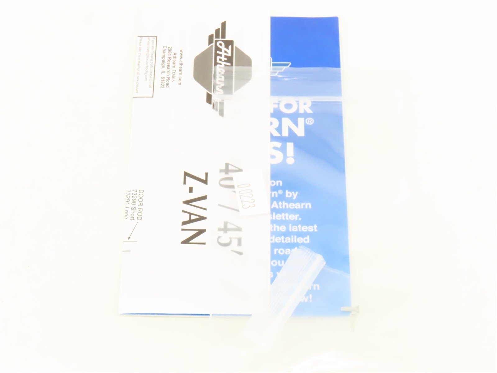 HO Scale Athearn ATH16143 Clipper Express 45' Z-Van Trailer #250418