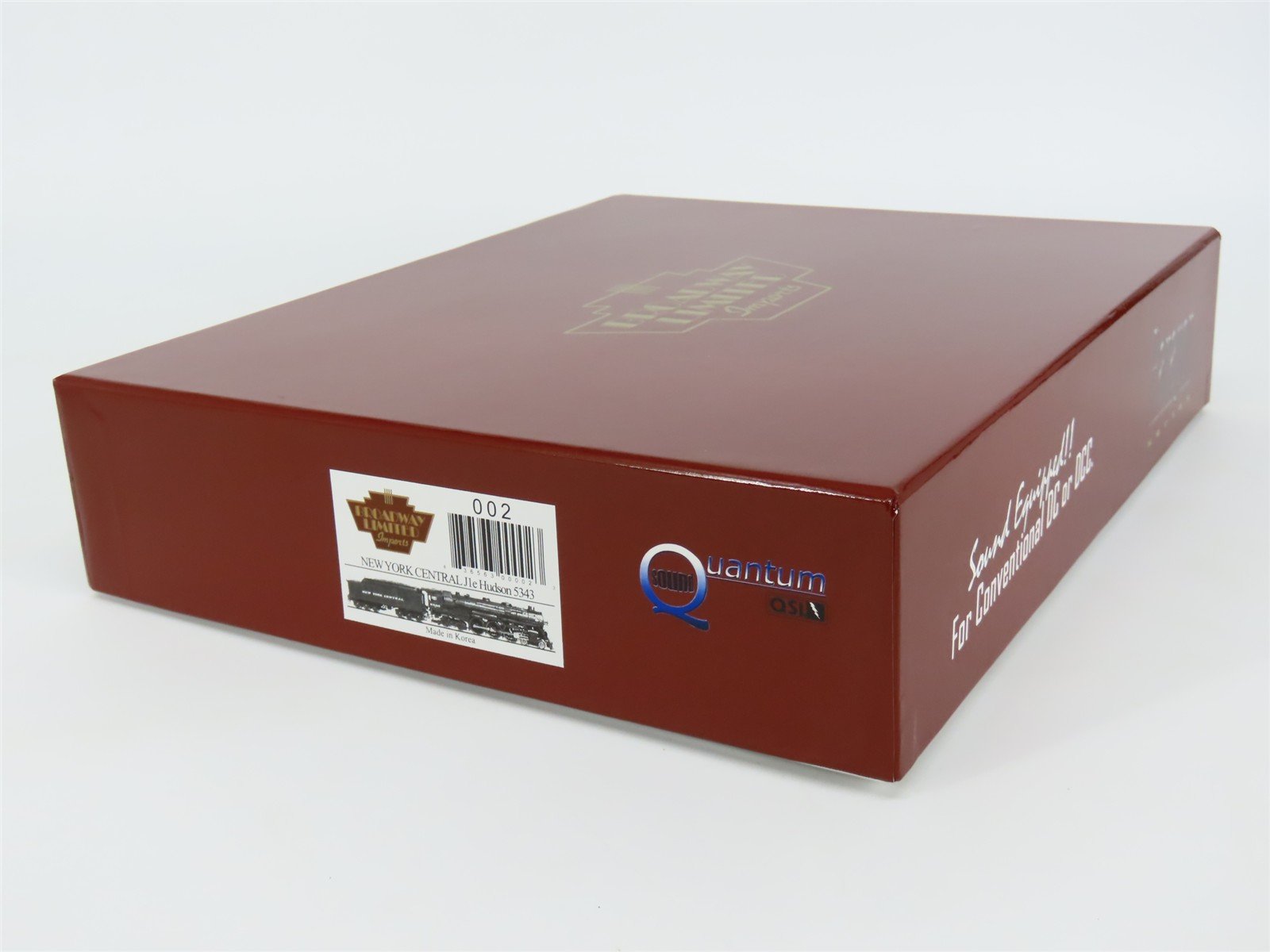 HO Broadway Limited BLI 002 NYC 4-6-4 J1e Hudson Steam #5343 w/ DCC & Sound