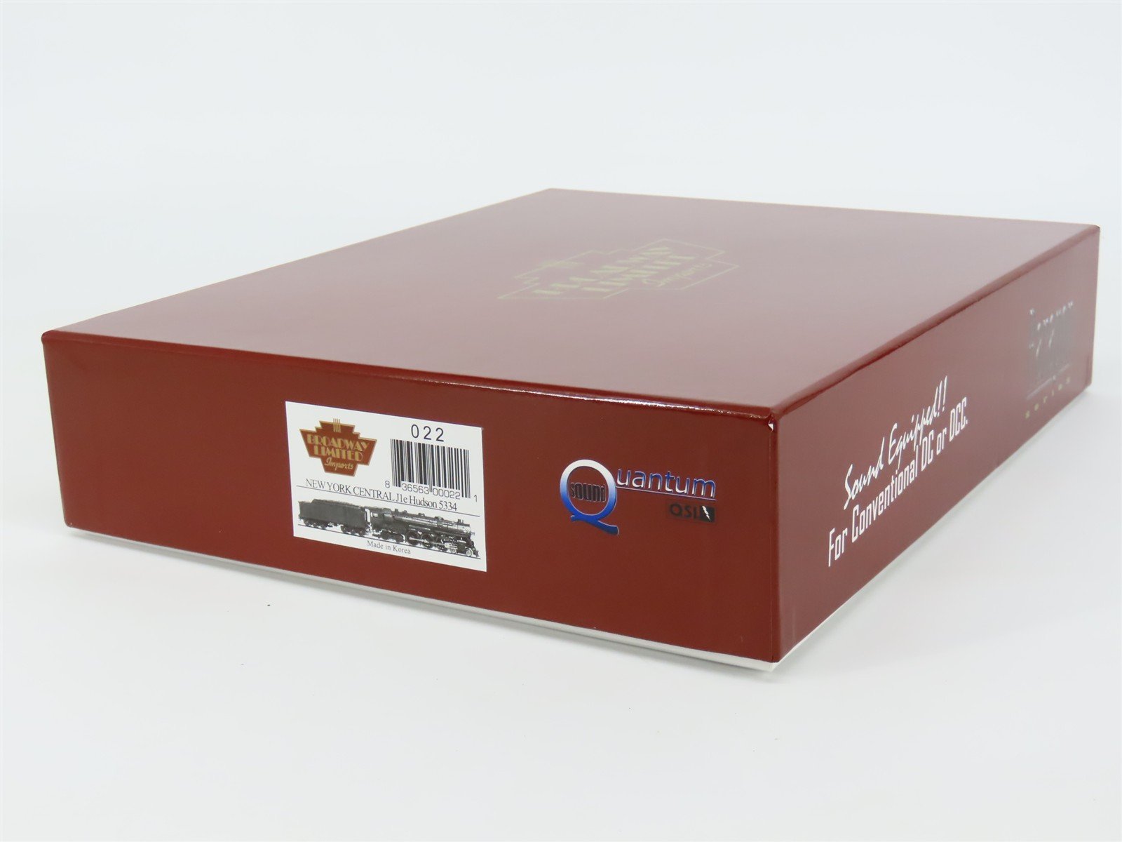 HO Broadway Limited BLI 022 NYC 4-6-4 J1e Hudson Steam #5334 w/ DCC & Sound