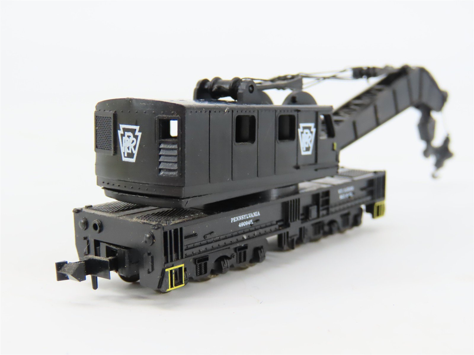 N Scale Model Power/Roco 3165 PRR Pennsylvania Crane Car & Work Car