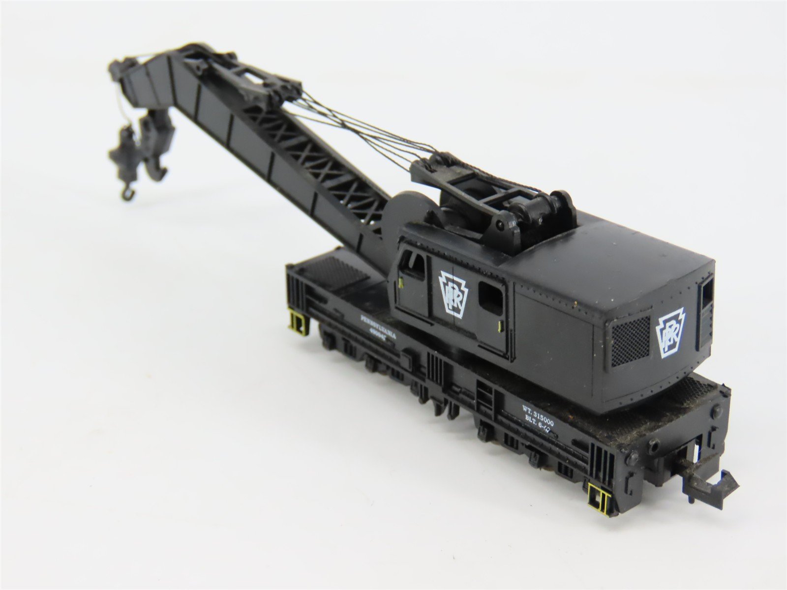 N Scale Model Power/Roco 3165 PRR Pennsylvania Crane Car & Work Car