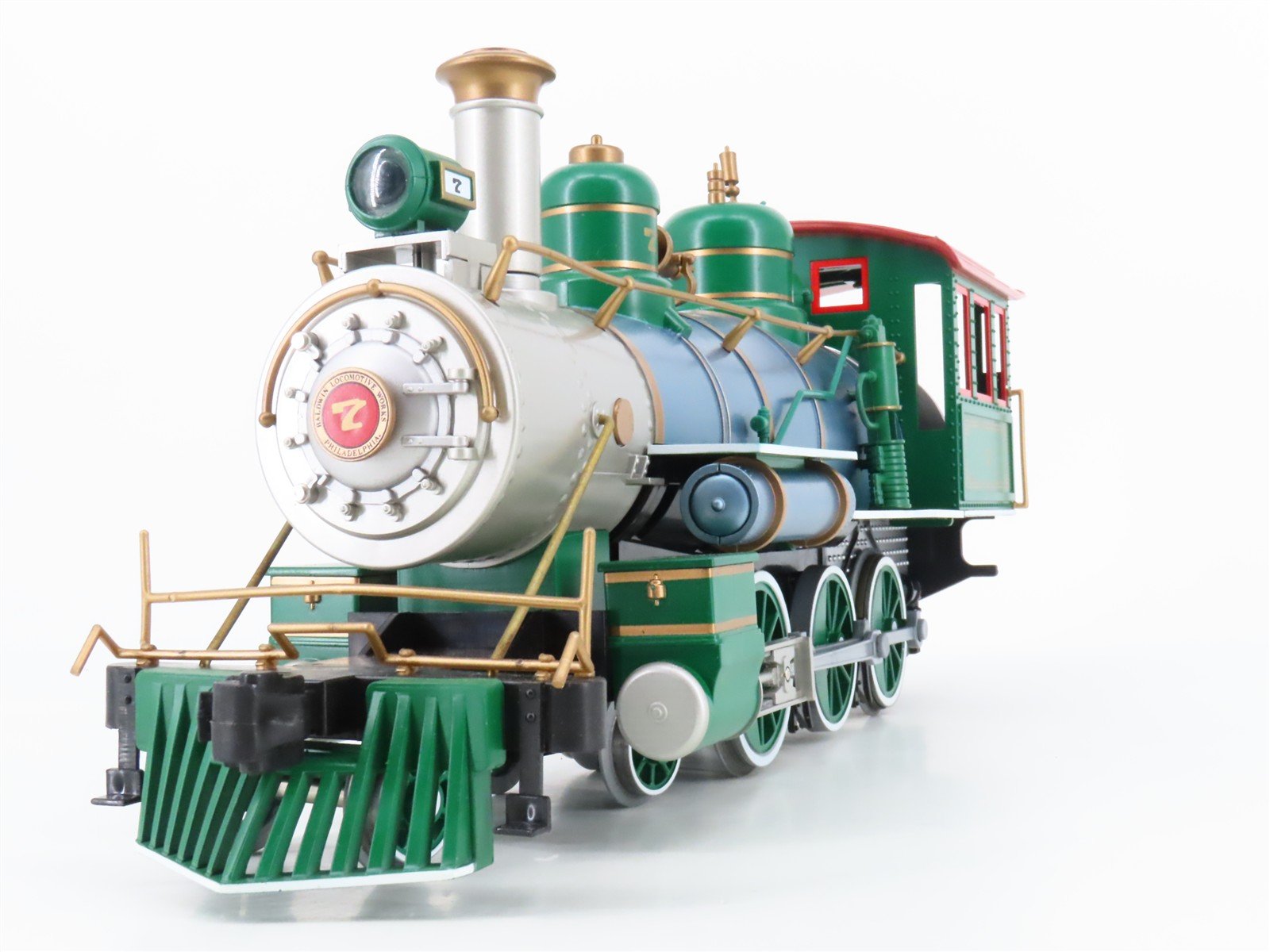 G Scale Bachmann 90-0100 ATSF 4-6-0 Battery Powered Steam Freight Train Set