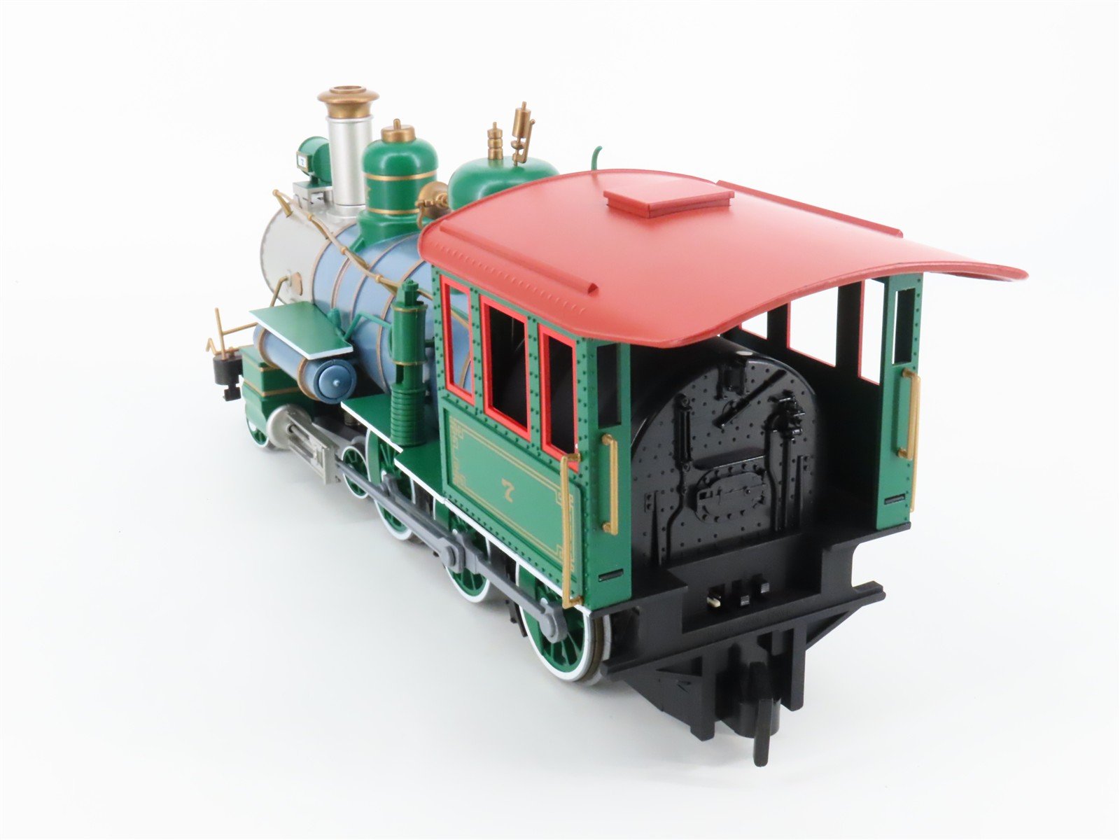 G Scale Bachmann 90-0100 ATSF 4-6-0 Battery Powered Steam Freight Train Set