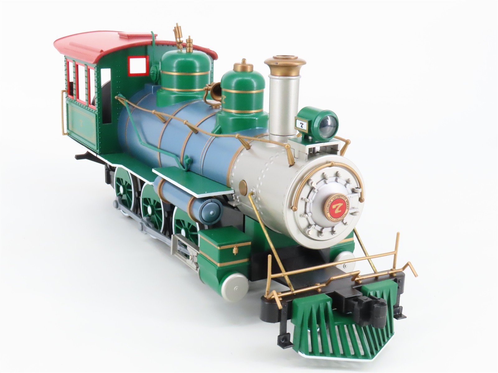 G Scale Bachmann 90-0100 ATSF 4-6-0 Battery Powered Steam Freight Train Set