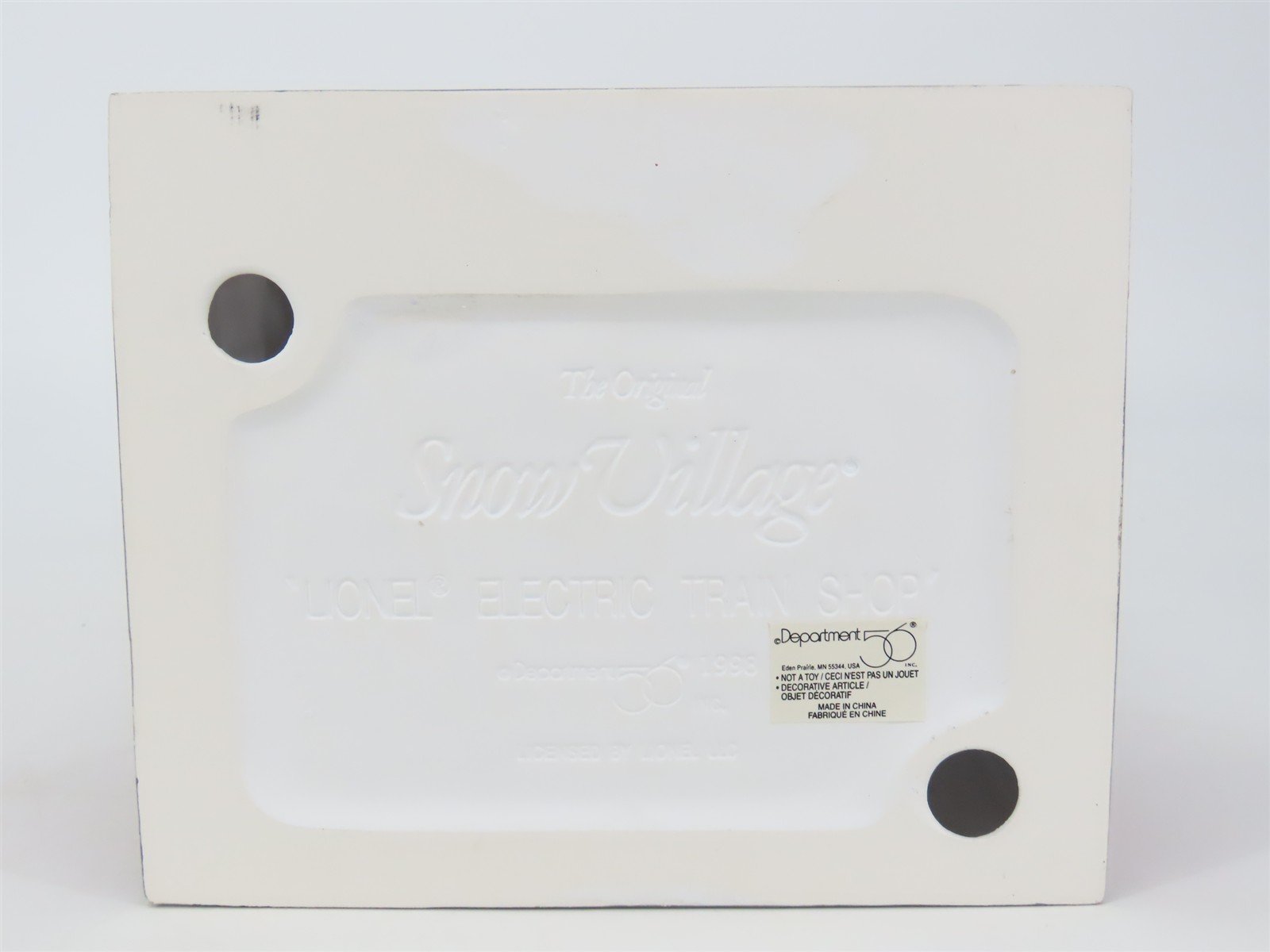 Department 56/Lionel 2202 Snow Village Electric Train Shop