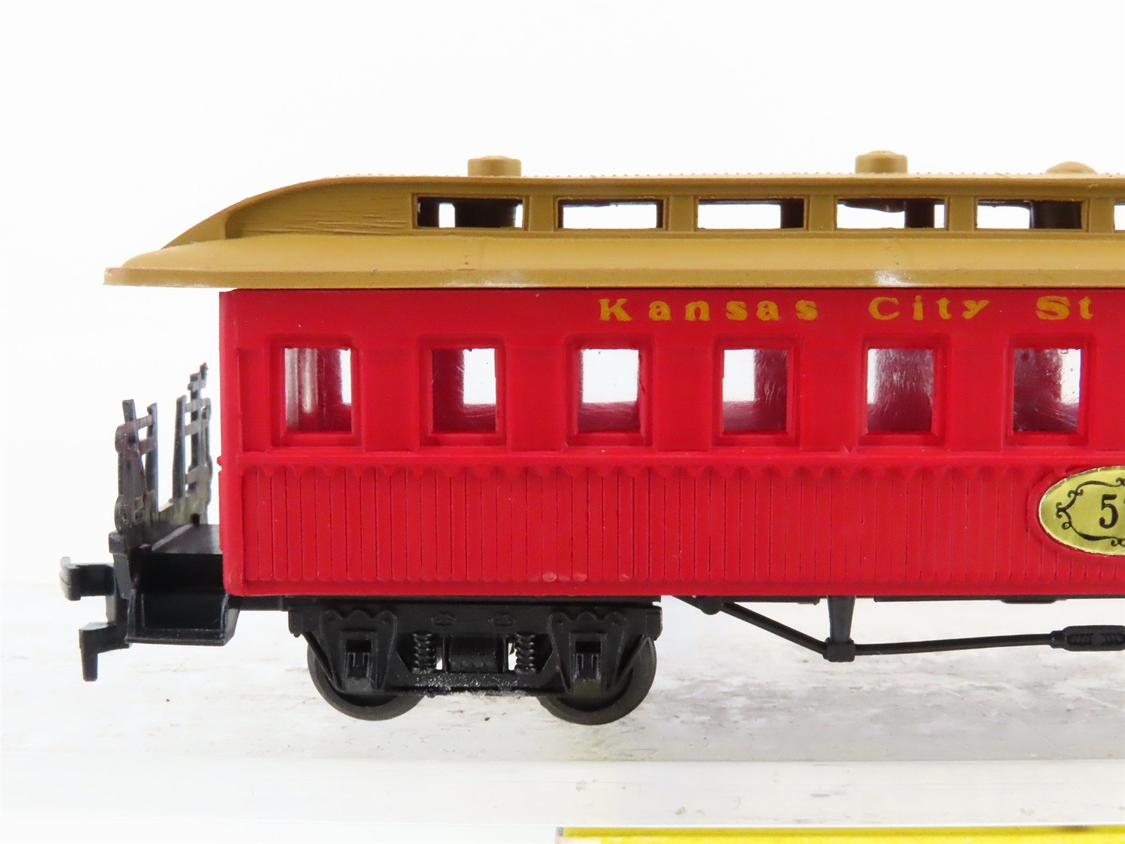 HO Scale AHM 6237 KC&StL Railway Oldtime Coach Passenger Car
