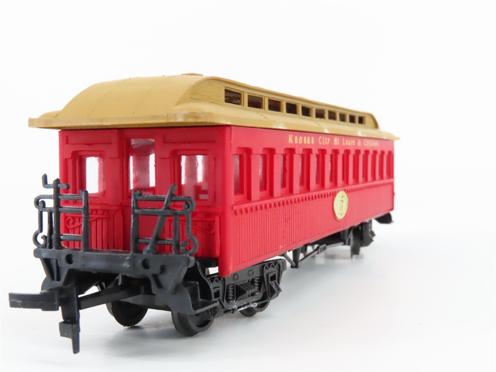 HO Scale AHM 6237 KC&StL Railway Oldtime Coach Passenger Car