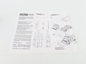HO Kibri Kit 16062 UNIMOG Diesel Rail Car w/ Track Maintenance Car - Unpowered