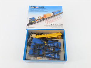 HO Scale Kibri Kit 16602 BULLOK Diesel Rail Tractor w/ 2 Flat Cars - Unpowered