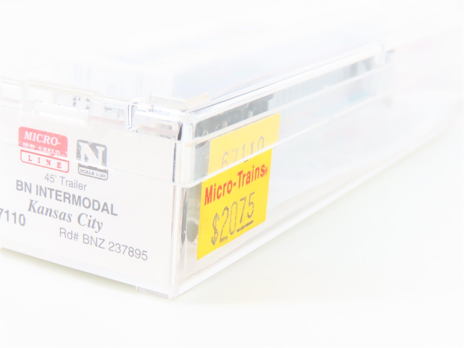 N Scale Micro-Trains MTL 67110 BN Intermodal Kansas City 45' Trailer #237895