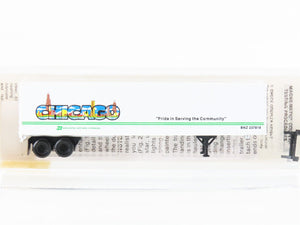 N Scale Micro-Trains MTL 67080 BN Intermodal Chicago 45' Trailer #237819