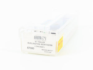 N Scale Micro-Trains MTL 67080 BN Intermodal Chicago 45' Trailer #237819