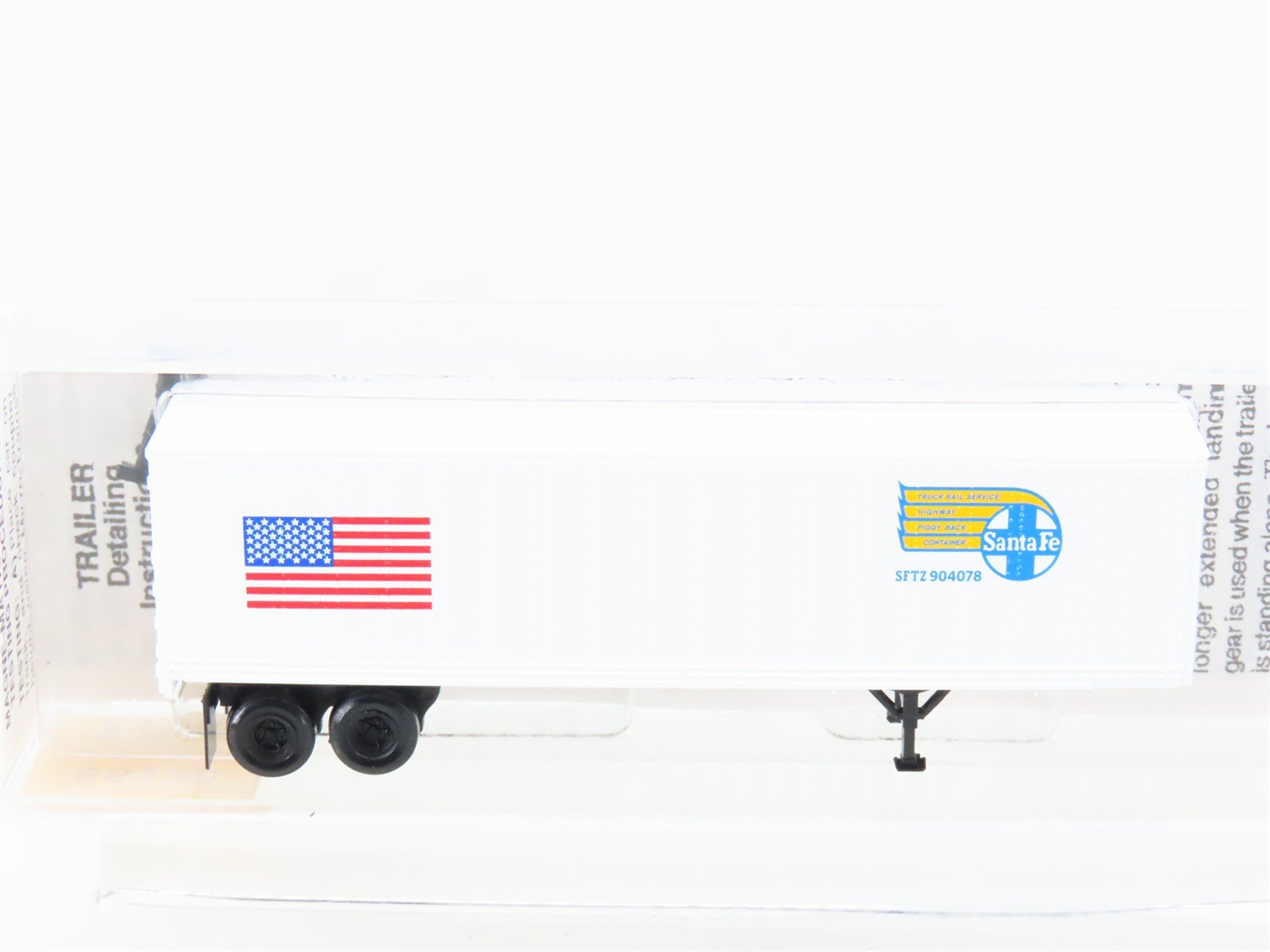 N Scale Micro-Trains MTL 66100 SFTZ Santa Fe 40' Trailer #904078