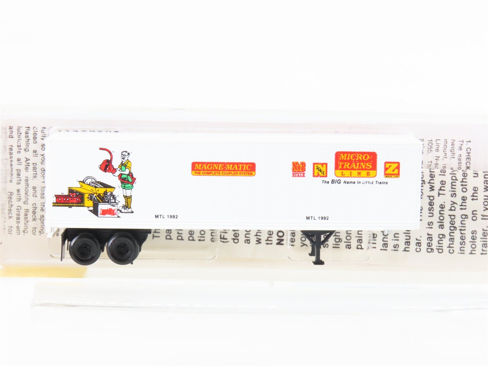 N Scale Micro-Trains Line MTL 66060 40' Trailer #1992
