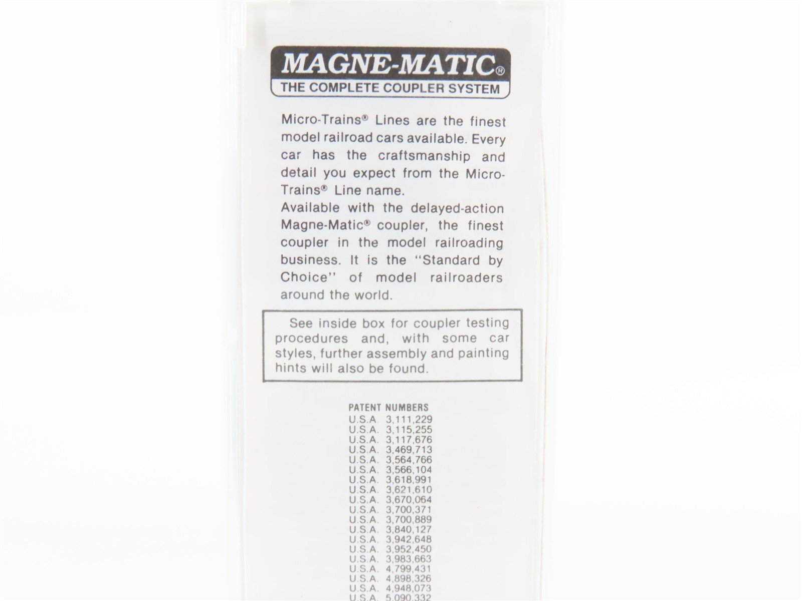 N Scale Micro-Trains Line MTL 66060 40' Trailer #1992