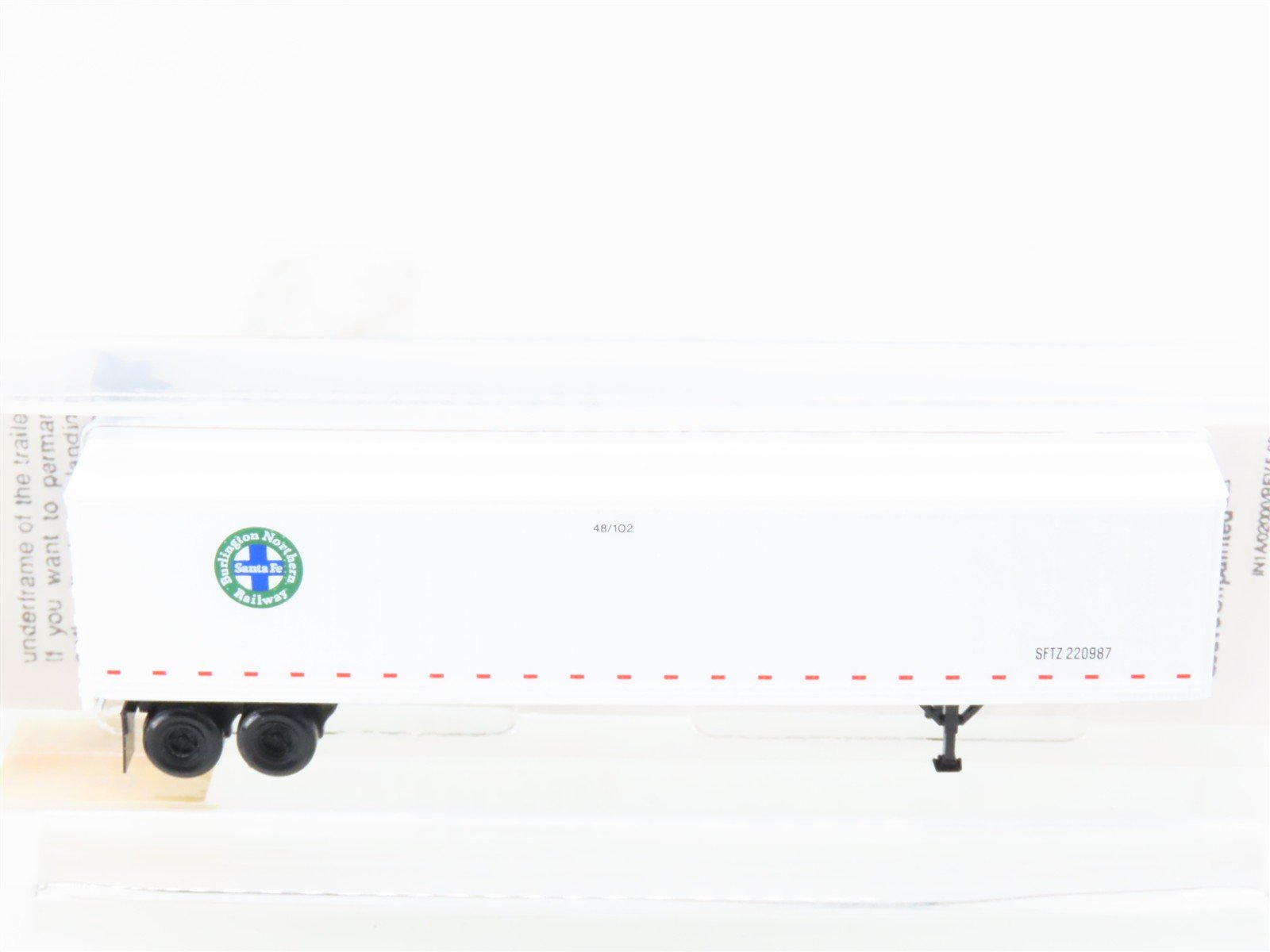 N Micro-Trains MTL 68060 SFTZ BNSF Burlington Northern Santa Fe Trailer #220987