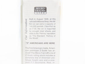 Z Scale Micro-Trains MTL 14504-2 PRR Pennsylvania Railroad 50' Flat Car #470170