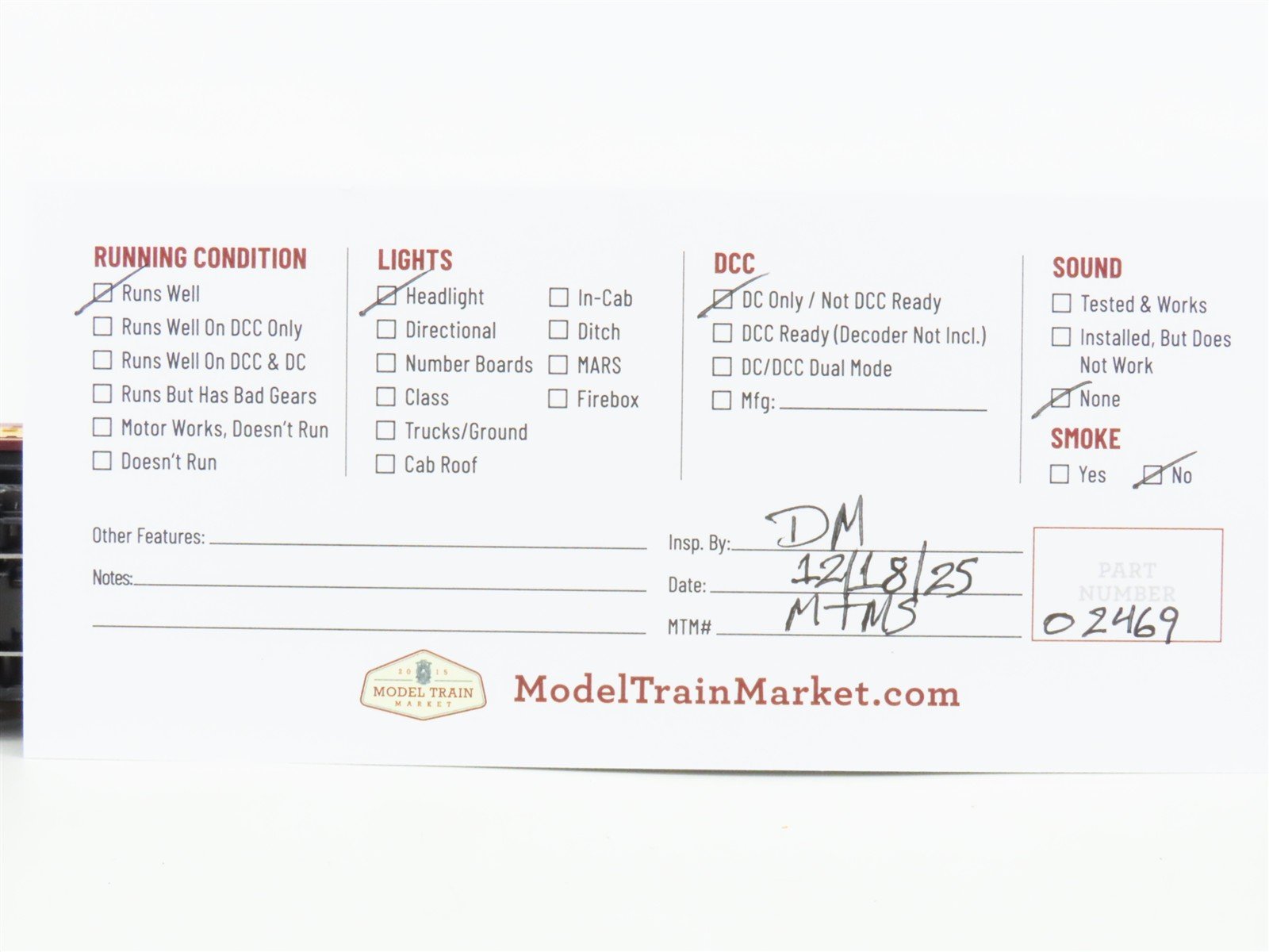 HO Scale Athearn WC Wisconsin Central EMD F45 Diesel Locomotive #6650