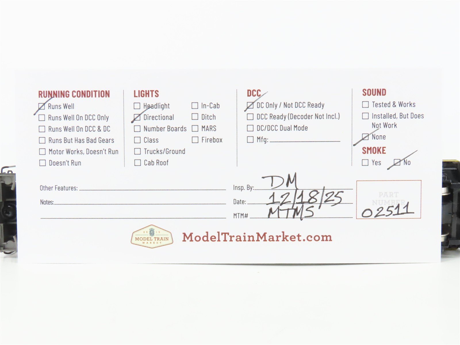 HO Scale Atlas/KATO NP Northern Pacific ALCO RS-3 Diesel Custom Rd #863