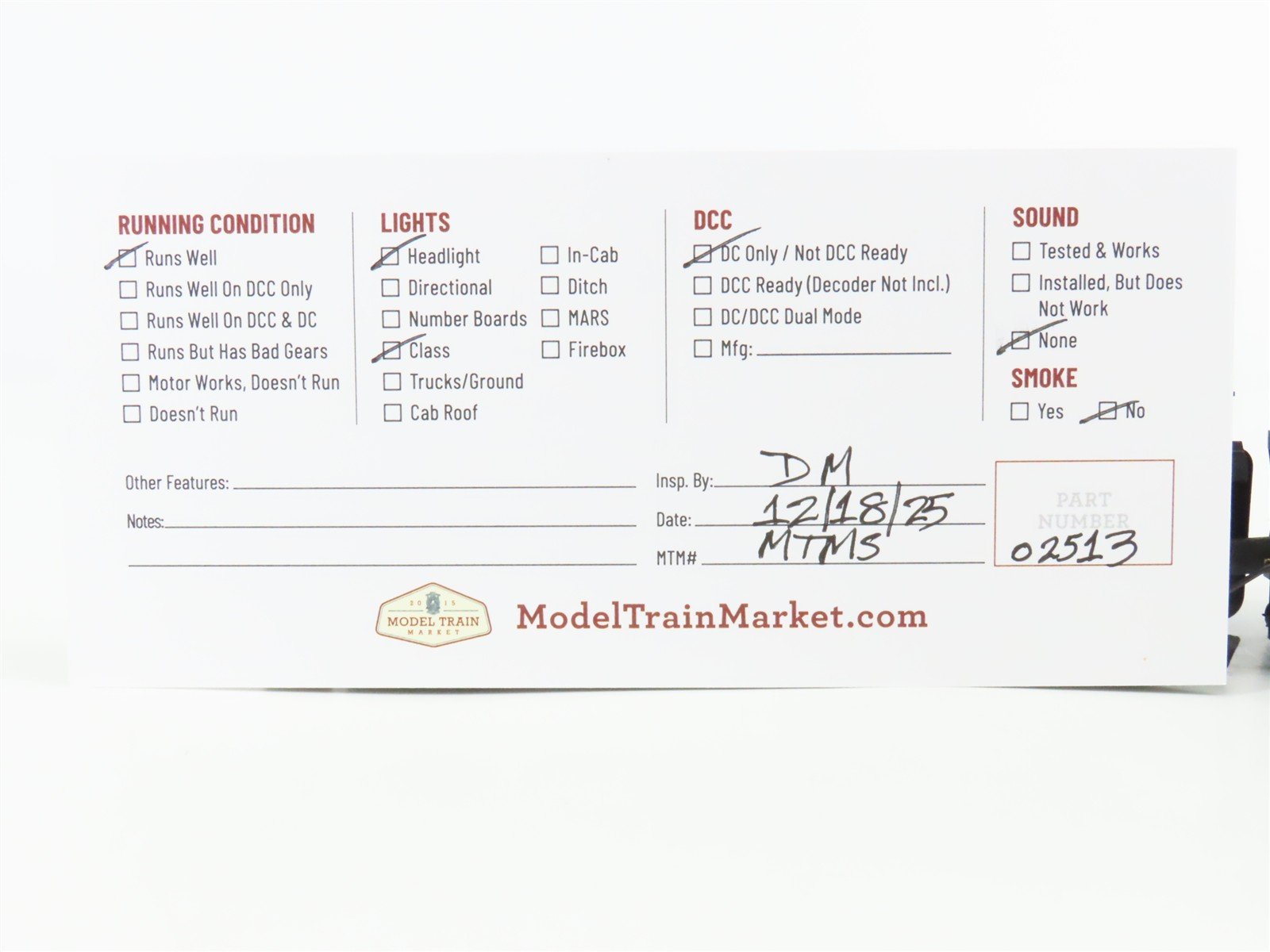 HO Scale Mantua CNW Chicago & North Western 4-4-2 Steam Locomotive #493