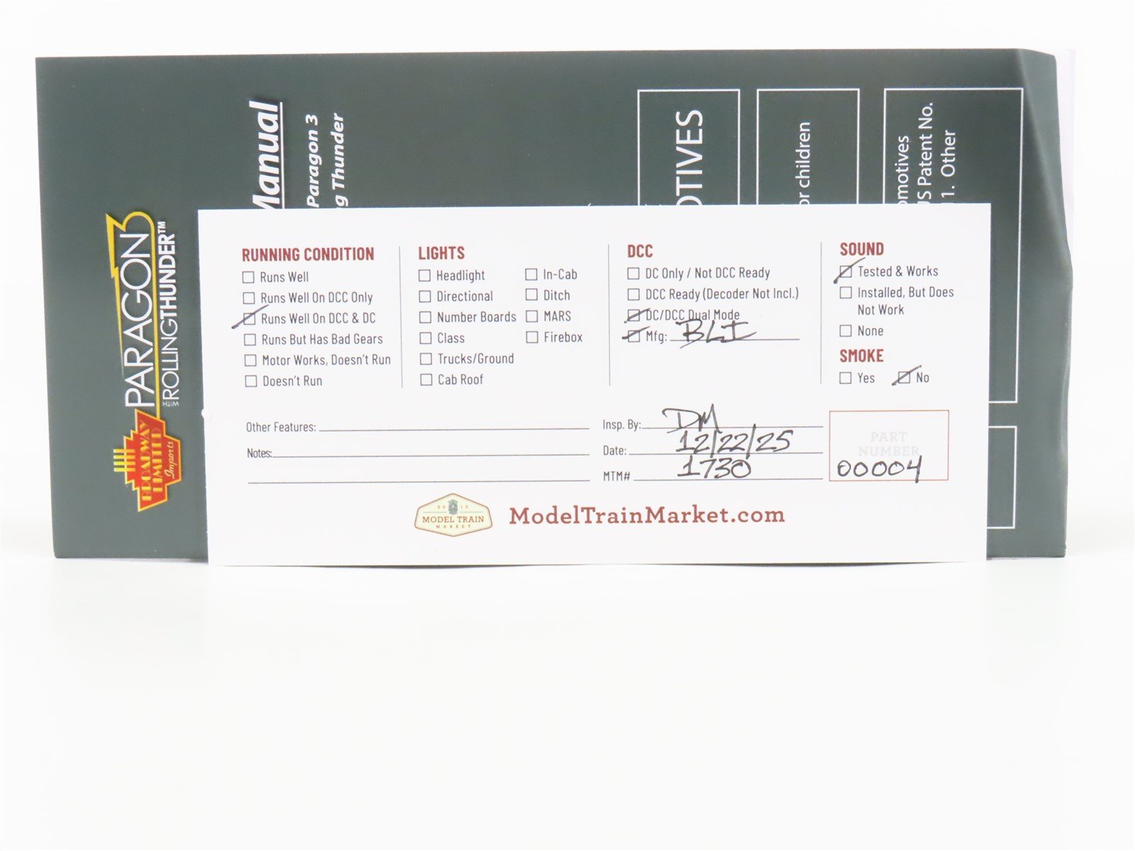 HO Scale Broadway Limited 4863 SP Southern Pacific F7B Diesel #8141 - Paragon3