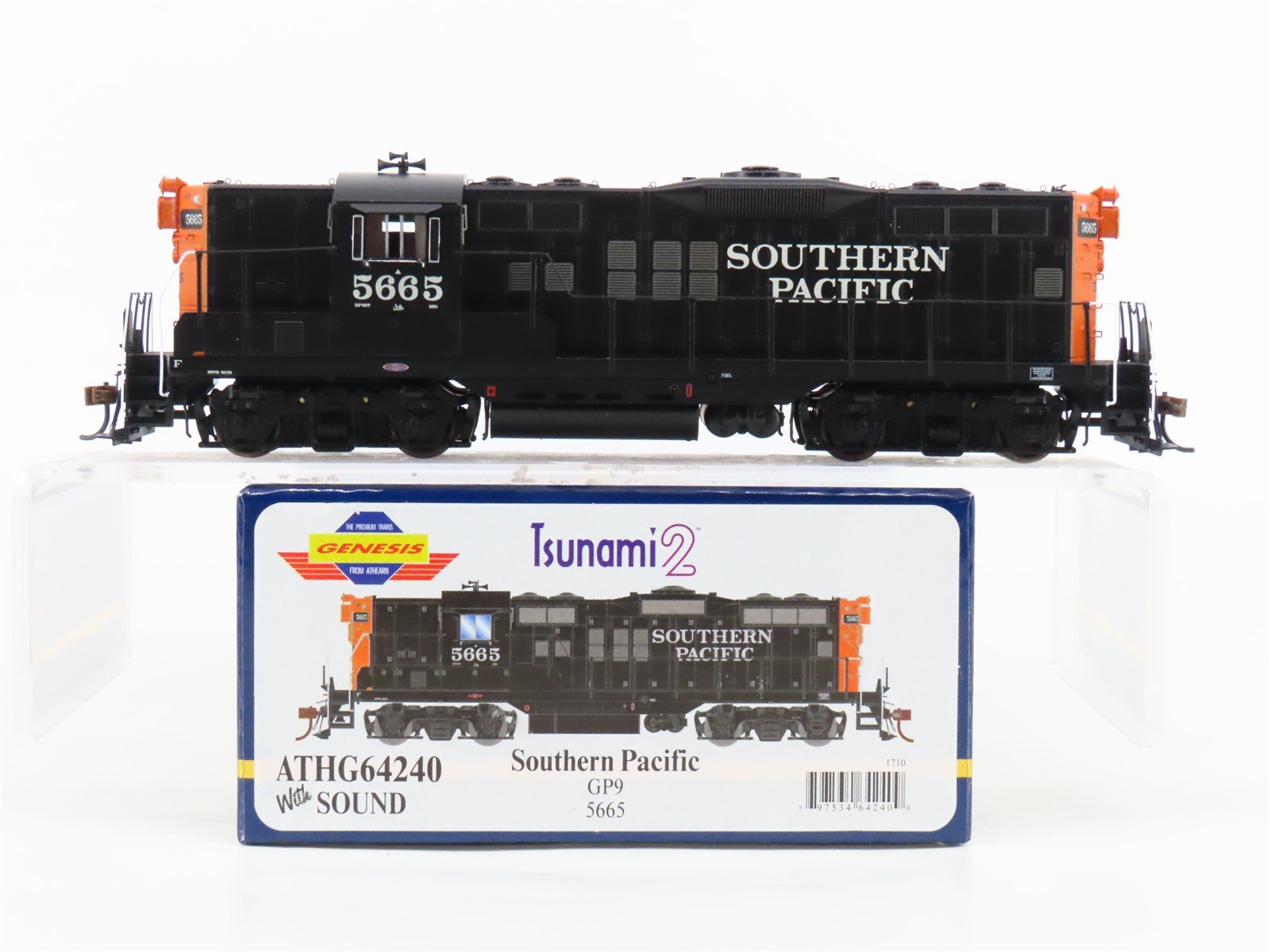 HO Athearn Genesis ATHG64240 SP Southern Pacific GP9 Diesel #5665 w/DCC & Sound